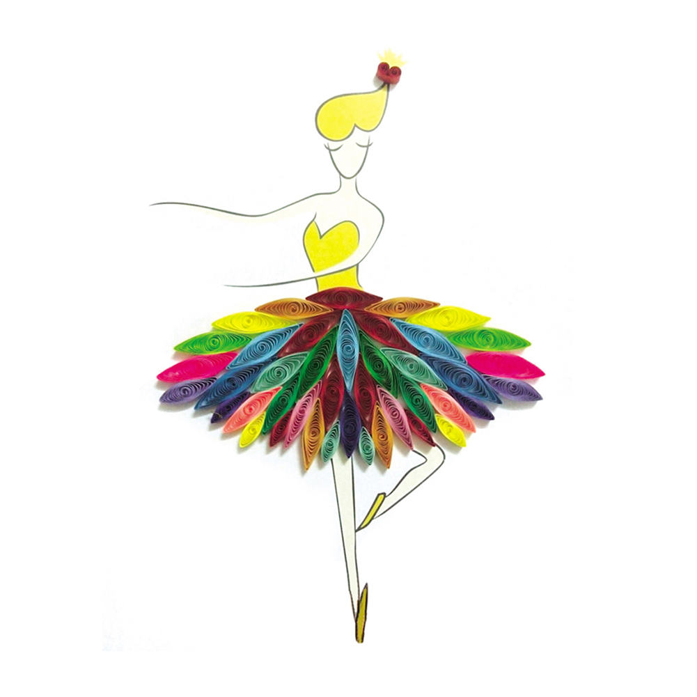

Ballet Girl - Paper Quilling, 501 Original