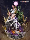 1/6 Scale Frieza, Cell, Majin Buu with LED - Dragon Ball Resin Statue - Hero Belief Studios [In Stock]