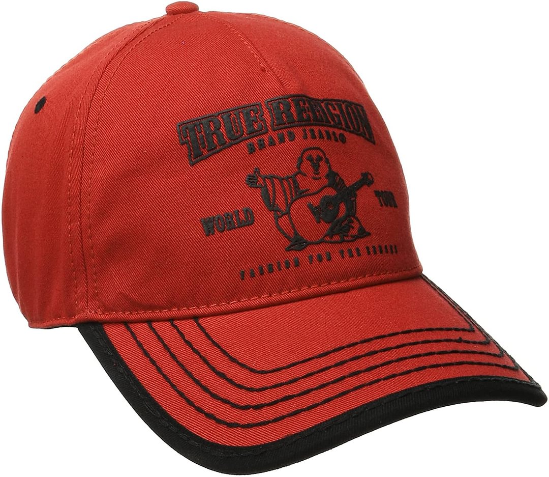 Religion Men's Puff Buddha Baseball Cap