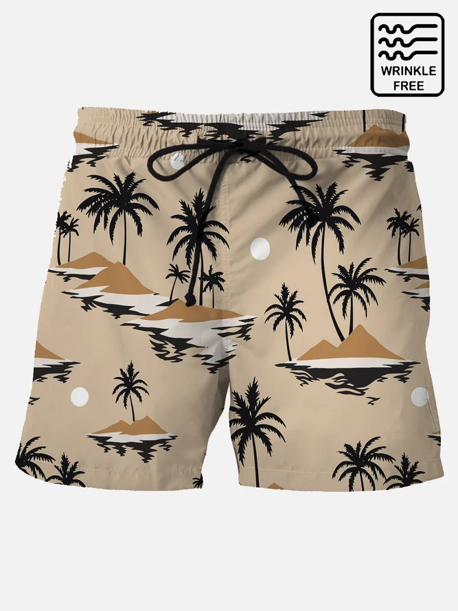 Men's Palm Day Casual Beach Shorts 002
