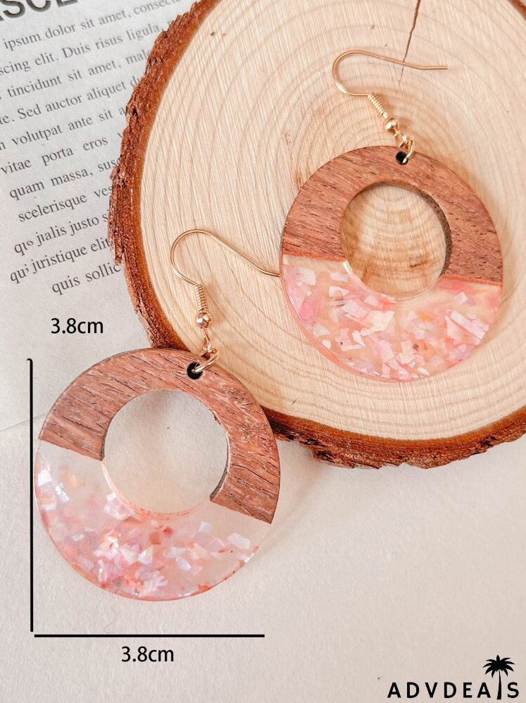 Circle Drop Earrings