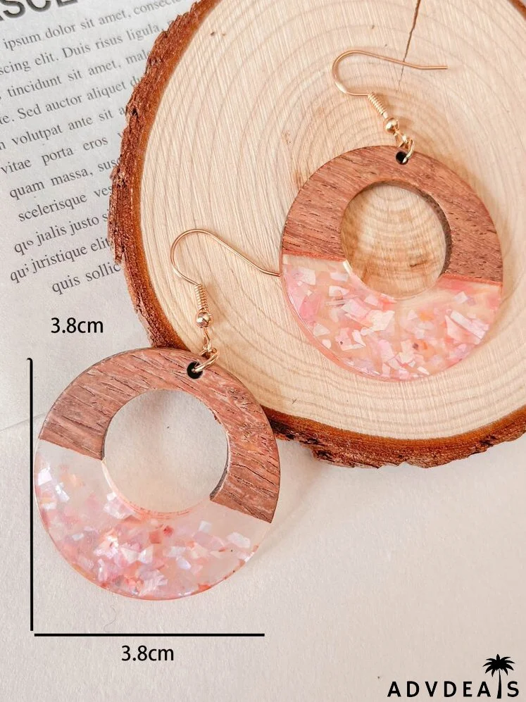Circle Drop Earrings