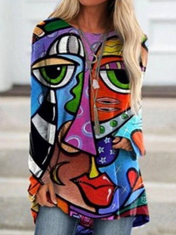 Colorful Abstract Printed Shirt