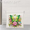 Diamond Painting Green Butterfly PU Storage Bag Coin Purse