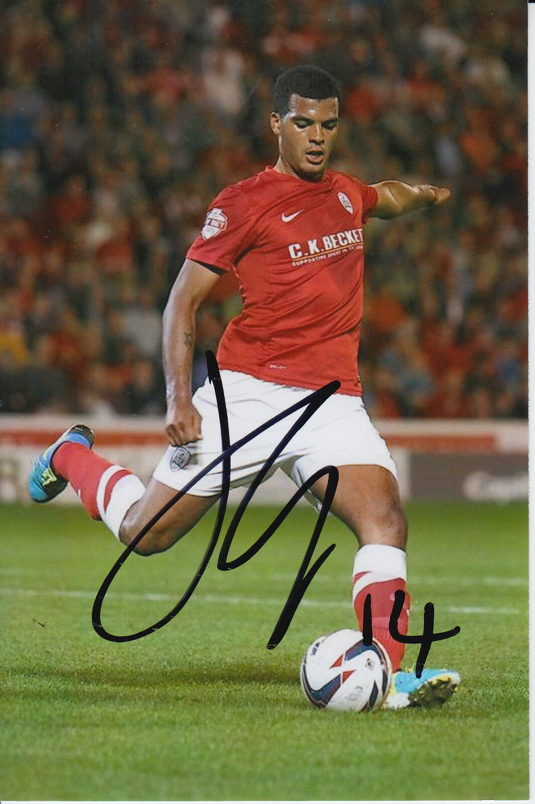 BARNSLEY HAND SIGNED JACOB MELLIS 6X4 Photo Poster painting 1.