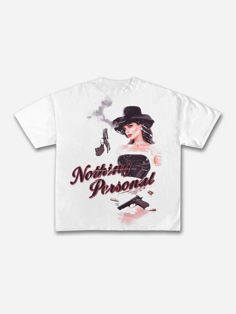 Nothing Personal Sexy Killer Graphic Cotton T-shirt