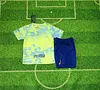 2025/2026 Kids Size Barcelona Special Edition Flower Green Football Shirt 1:1 Thai Quality