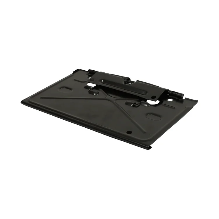 SEBLAFF Black Rear License Plate Tag Bracket with Hinge Steel Replacement for 1968-1972 Impala Chevelle Monte Carlo 3A00298-REPRO