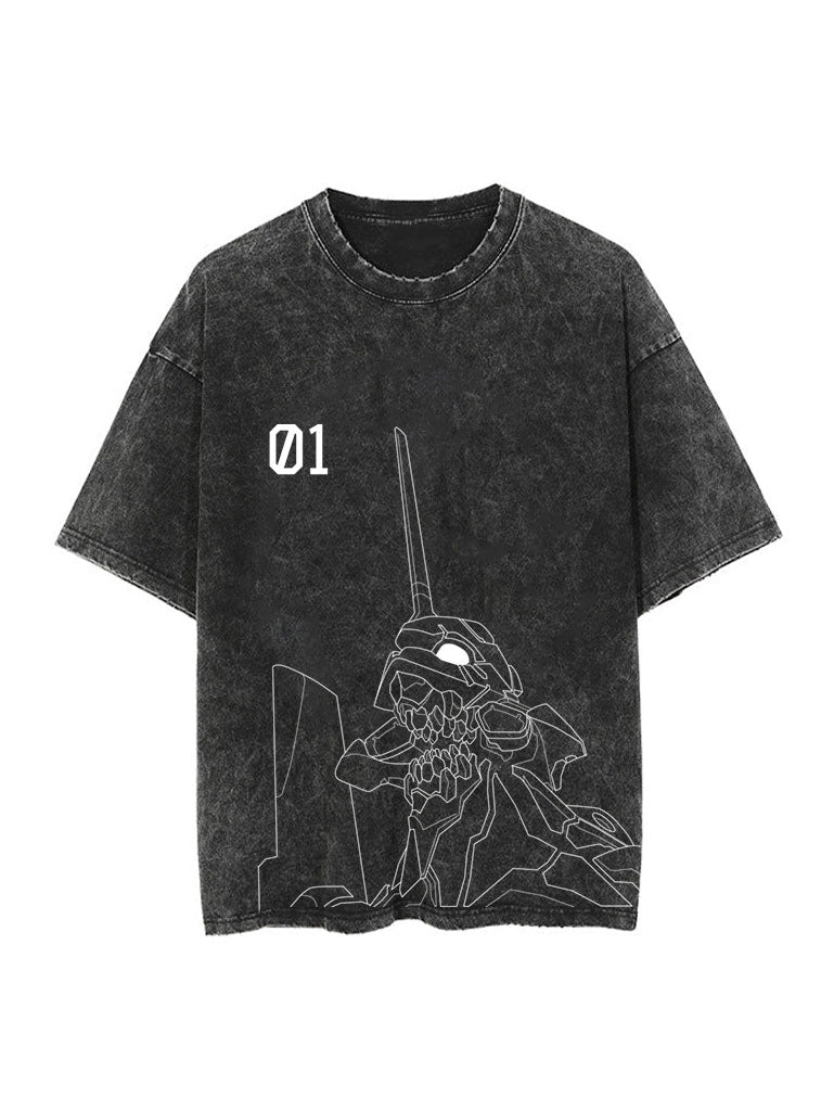 evangelion vintage tee