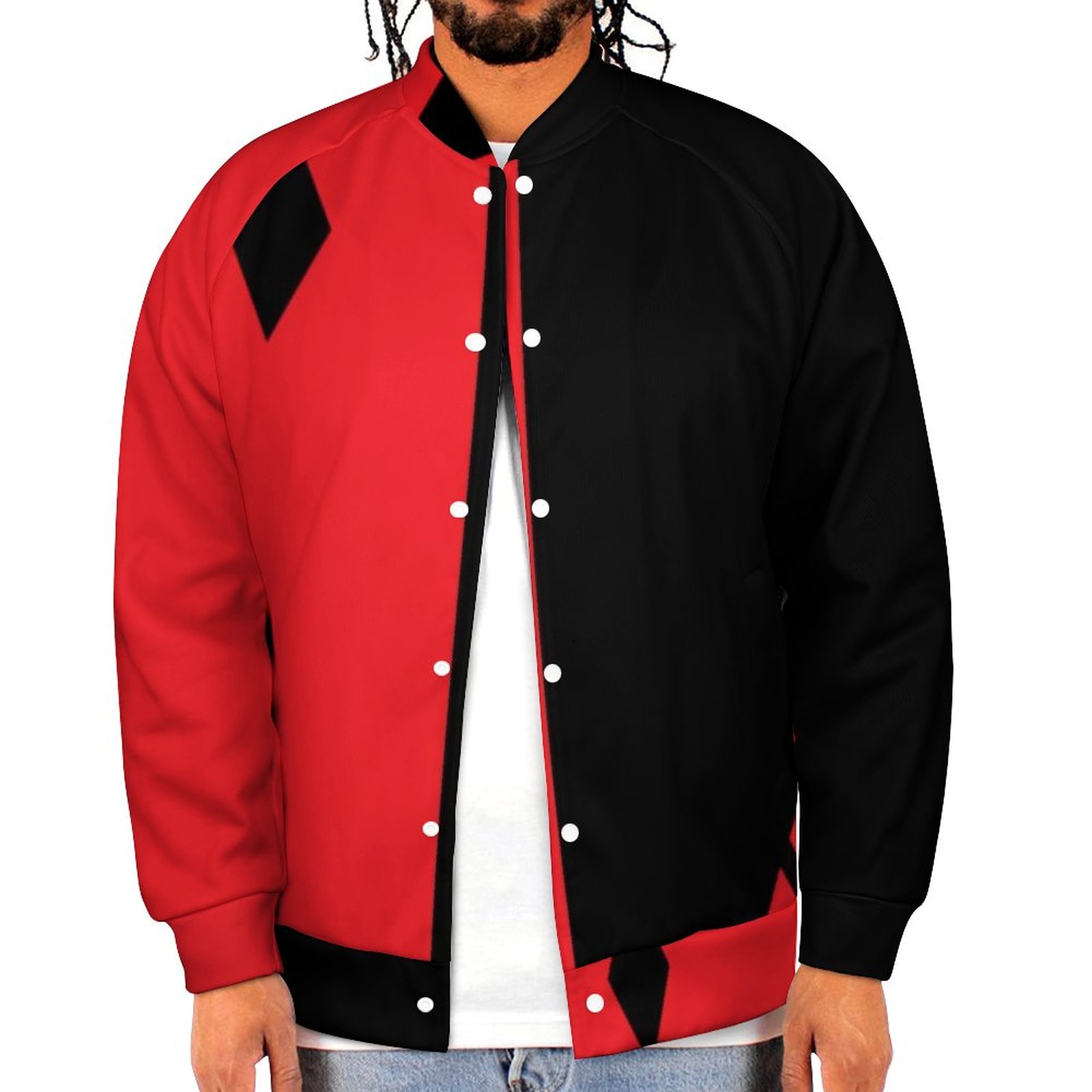 The New Spider Animal Print Adventures Harley Quinn Mens Baseball Jacket Guys Graphic Print Varsity Streetwear Coats