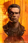 1/1 Scale T-800 Terminator Battle Damaged Mask with LED - MARVEL Official Statue - PureArts