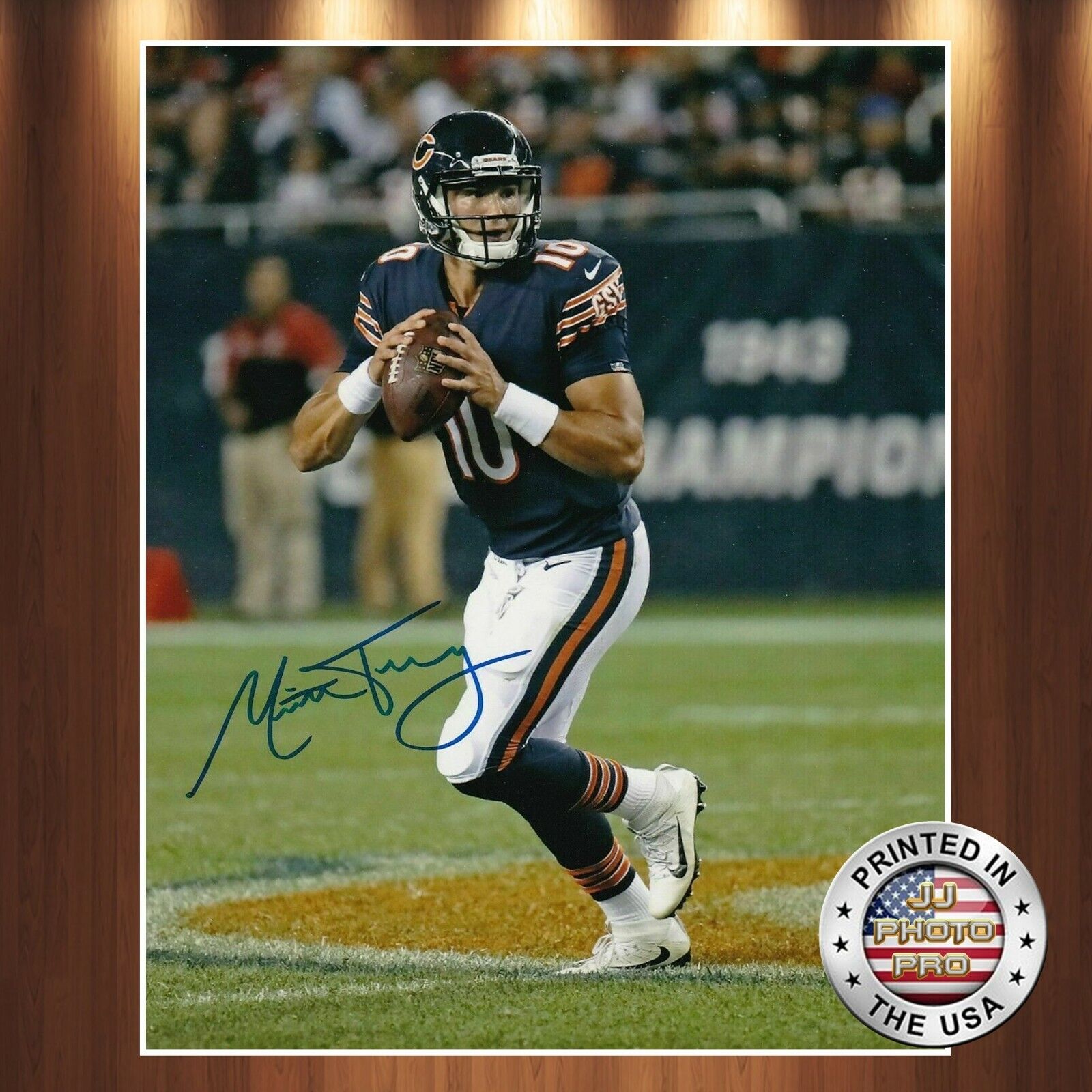 Mitchell Trubisky Autographed Signed 8x10 Photo Poster painting (Bears) REPRINT