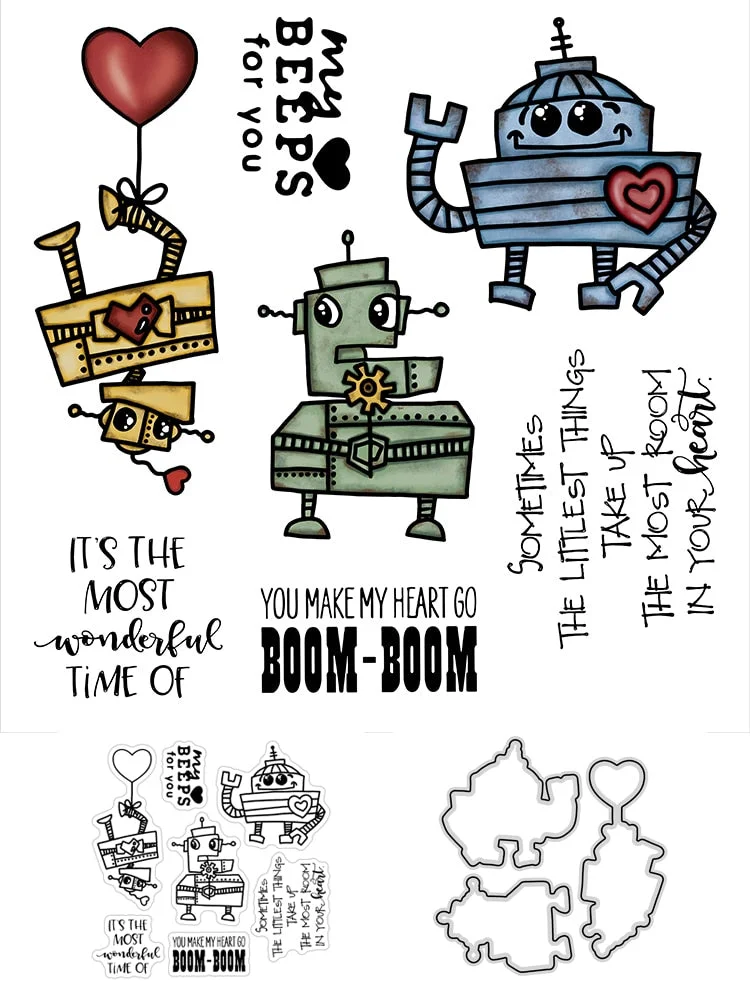 2022 New Metal Cutting Dies And Stamps Clear Silicone Stamps For Scrapbooking DIY Paper Photo Cards Cutting Dies Craft Cuts