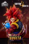 Super Saiyan 4 Gogeta Bust Statue with LED - Dragon Ball Resin Statue - BaoLiXiong Studio