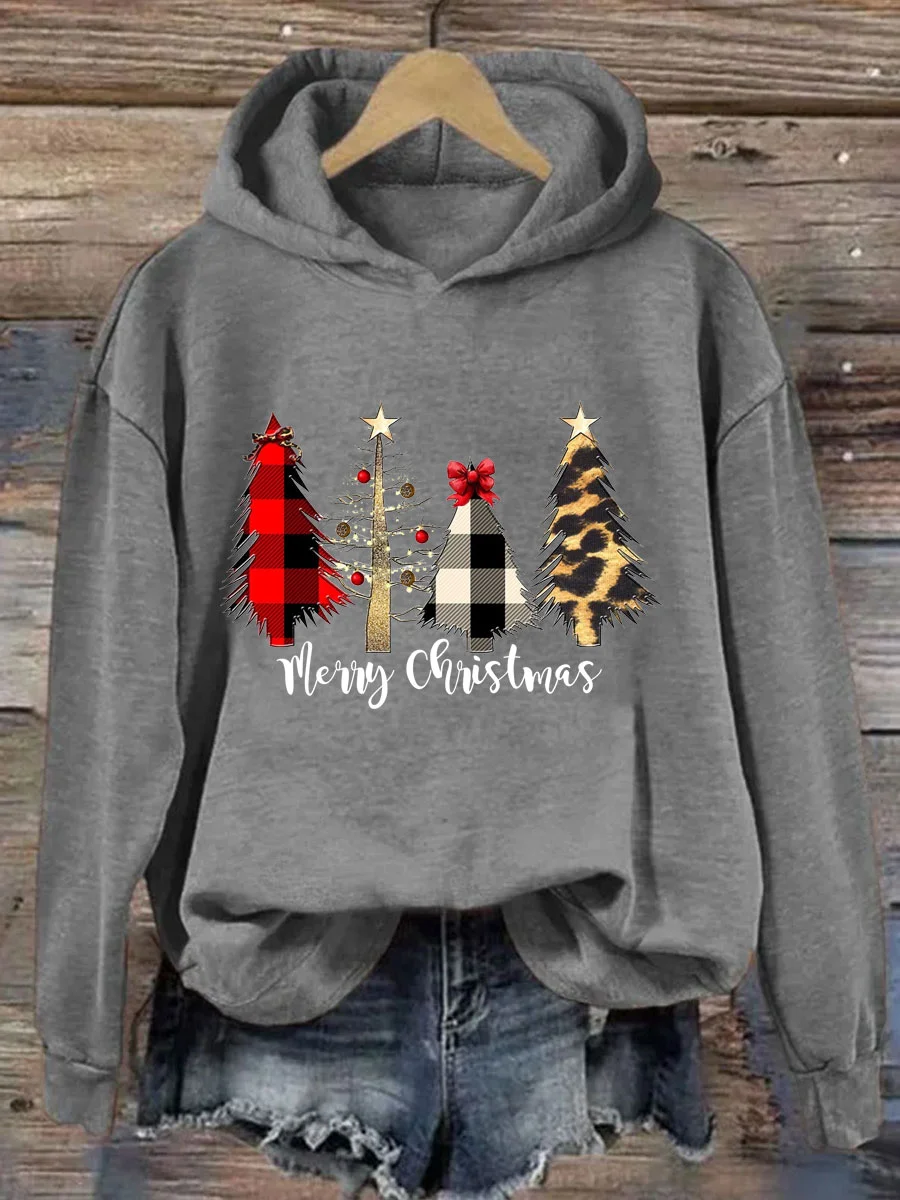 Merry Christmas Tree Hoodie