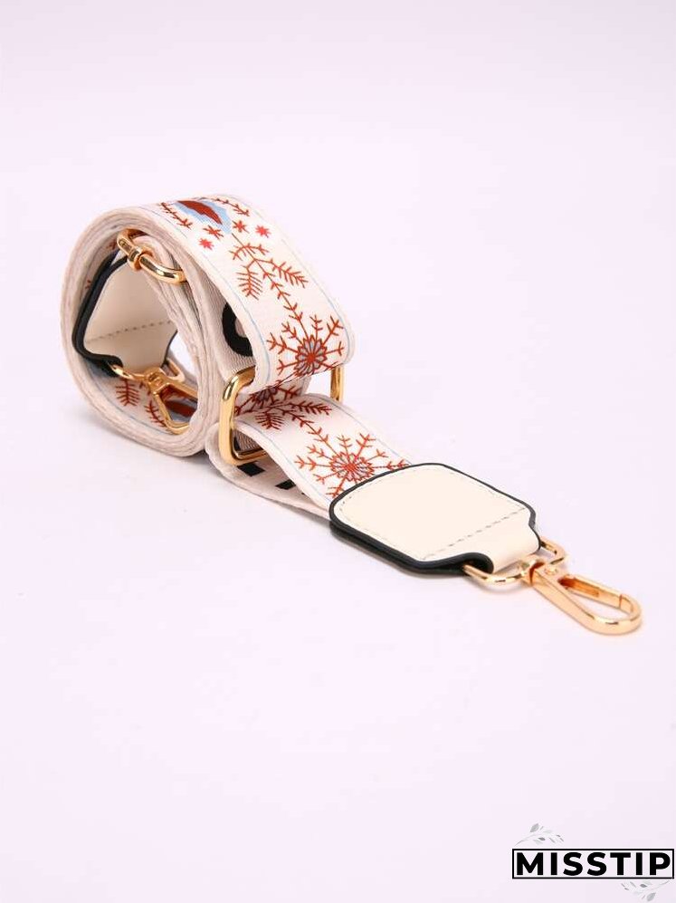 Floral Print Bag Strap