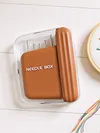 Magnetic Needle Case for Cross Stitch - Portable Storage Box with 10 Needles (5 Sizes) & Needle Threader tapestrymarket