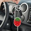Bead Embroiderys - Strawberry Beaded Counted Cross Stitch Ornament Kit for Adults Beginners