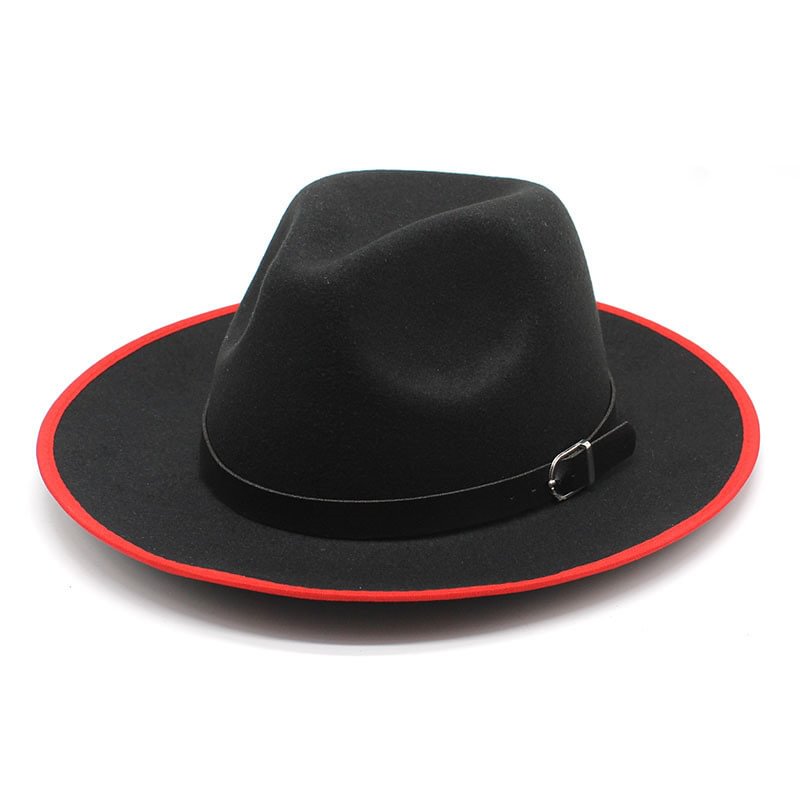 Gene Woolen Gentleman Hat-Black