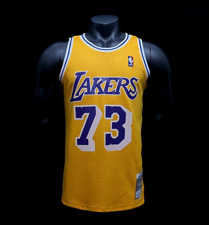 Maillot Los Angeles Lakers RODMAN 734 NBA Basket Maillot De Fou, site maillot de foot pas cher