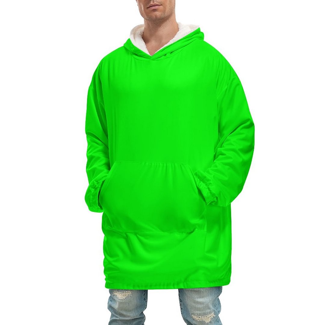 Green Blanket Hoodie for Men