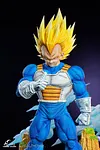 1/6 & 1/4 Scale Super Vegeta - Dragon Ball Resin Statue - Clouds Studios [In Stock]