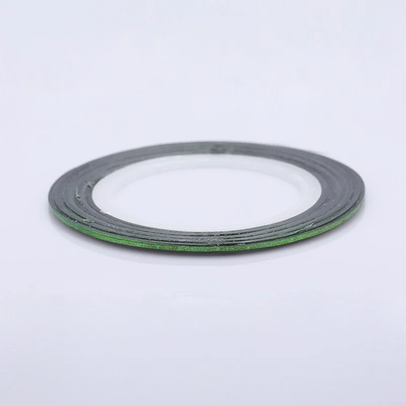 12 Rolls 2mm Matte Glitter Nail Striping Tape Line Rainbow Multi Color Styling Tool Sticker Decal  DIY Decoration-Nail Inspo