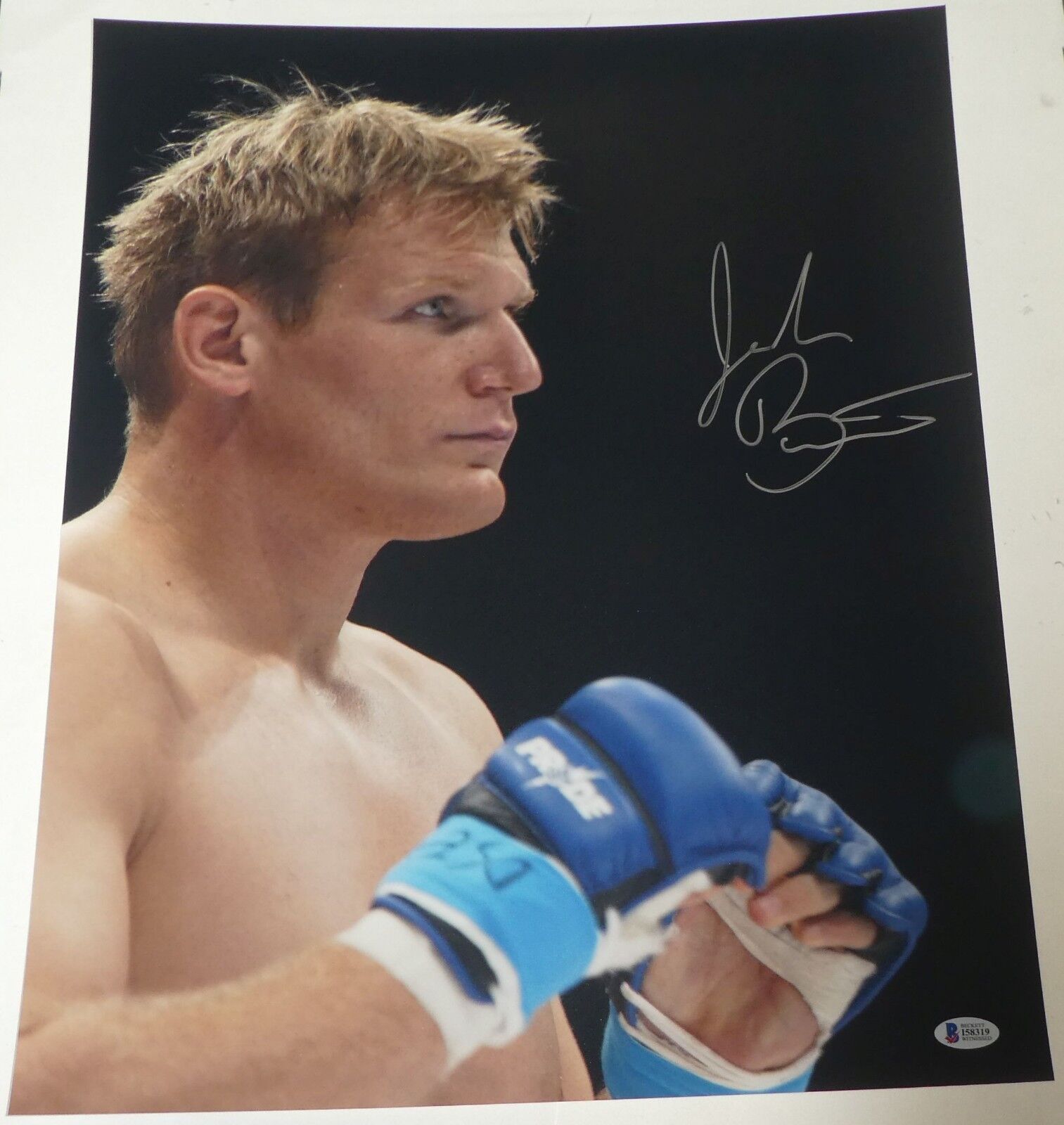 Josh Barnett Signed 16x20 Photo Poster painting BAS Beckett COA UFC Pride FC Picture Autograph B