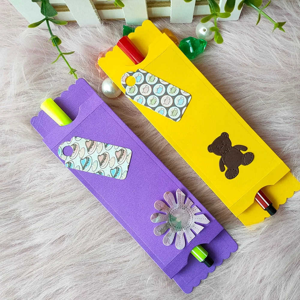 New Pencil holder metal cutting die mould scrapbook decoration embossed photo album decoration card making DIY handicrafts