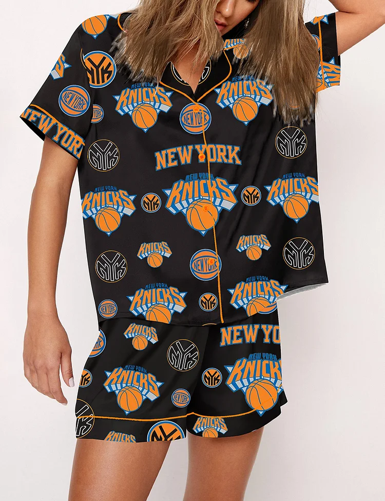 Women's New York Knicks Basketball Team Pajama Set