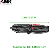 AMK RC Tool Kit Electric Screwdriver with 6.35mm Hex Bit Linkages Link Rod Ends Installing Equipment for 1/10 Scale Accessories SCX10 TRX4 Upgrades (Electric Screwdriver)