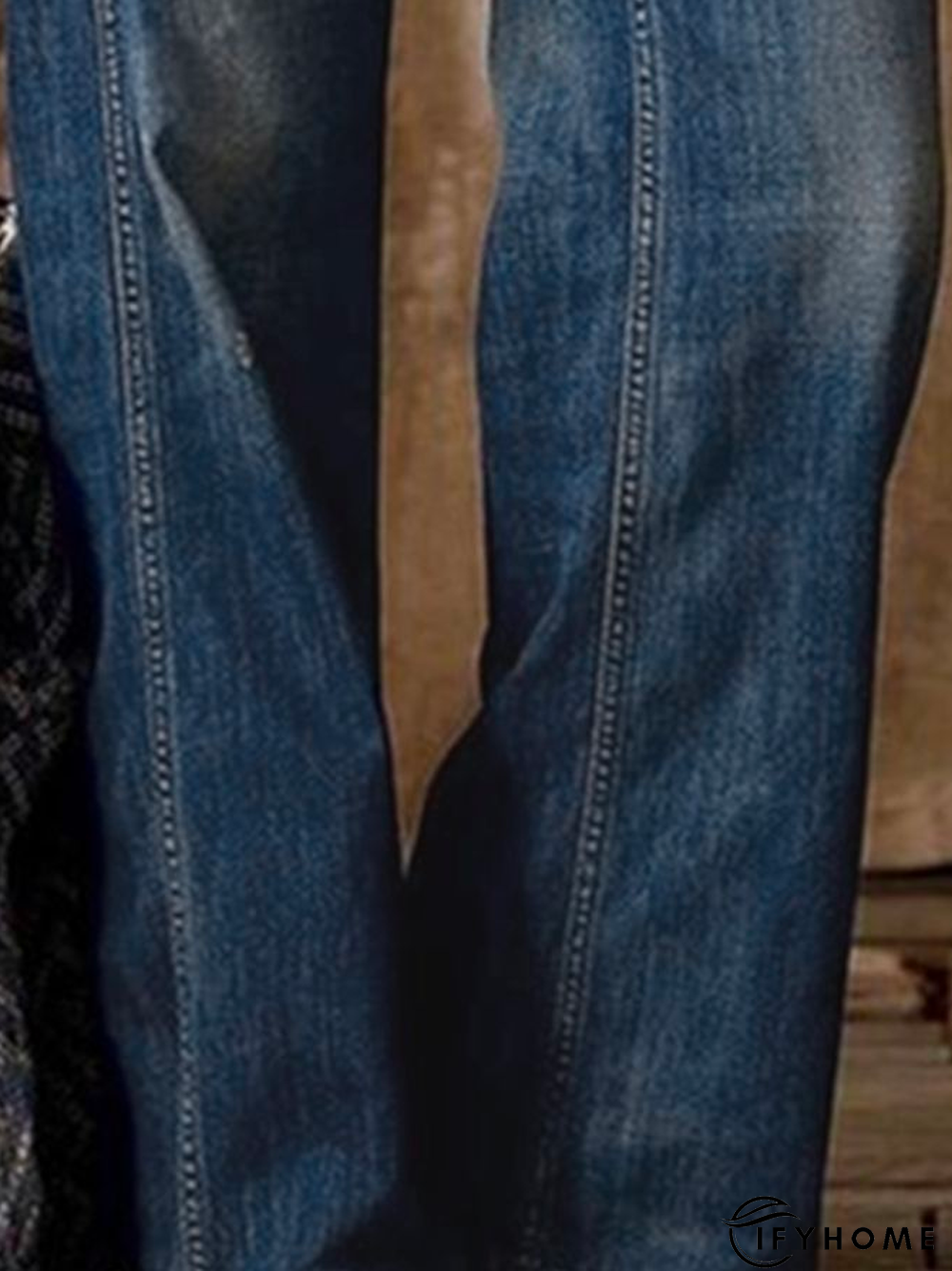 Denim Casual Loose Plain Jeans | IFYHOME