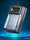 4 Slots Battery Charger with USB Cable Smart Charger for 1.5V AA/AAA Batteries