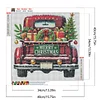 (40*40cm)Christmas Car - Full Round Drill Diamond Painting