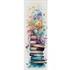 (Big Size) Stack Of Books With Flowers - 11CT Stamped Cross Stitch 30*80cm/11.81*31.5in
