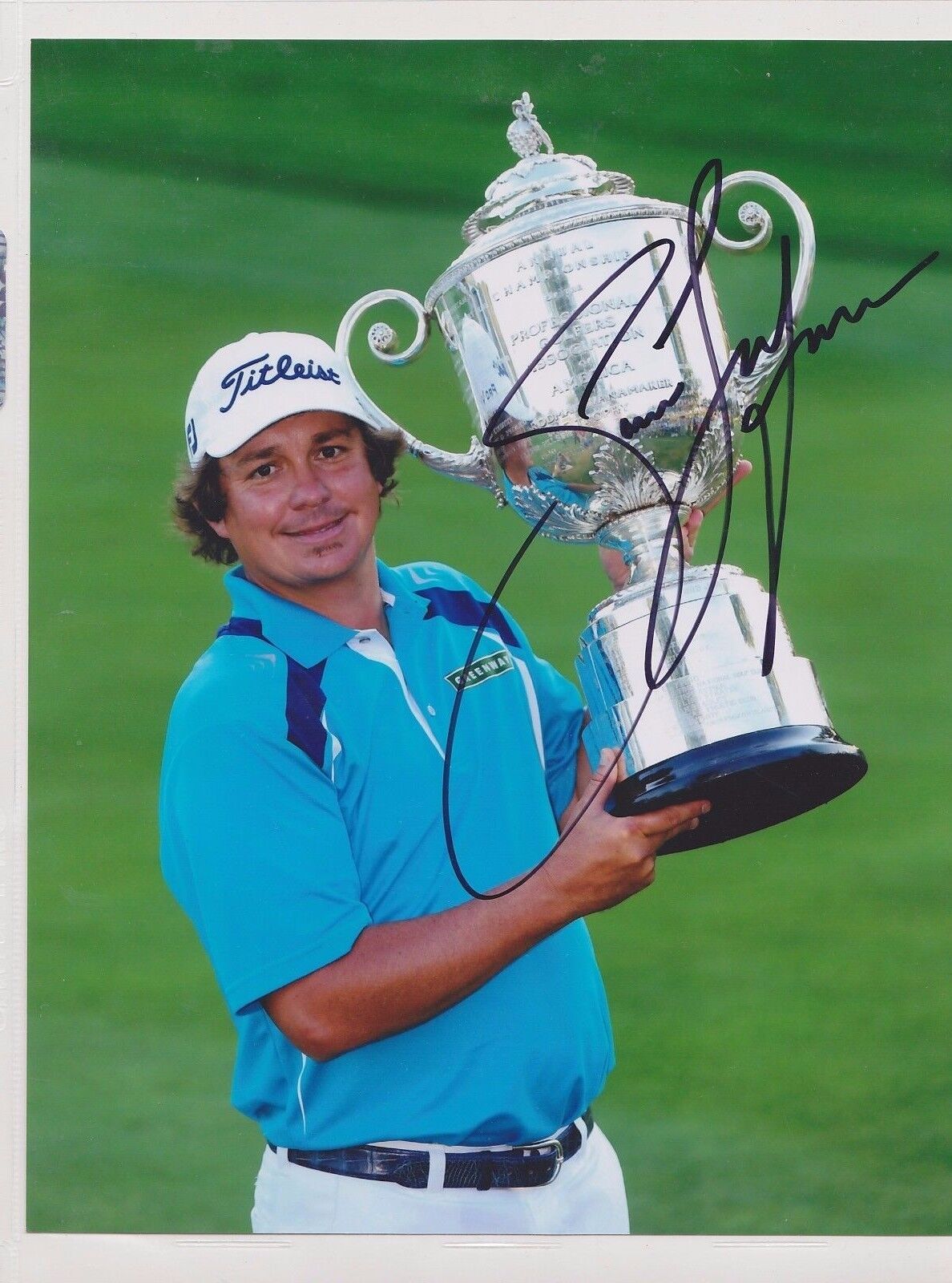 JASON DUFNER Signed Golf Glossy 8 x 10 Photo Poster painting Poster