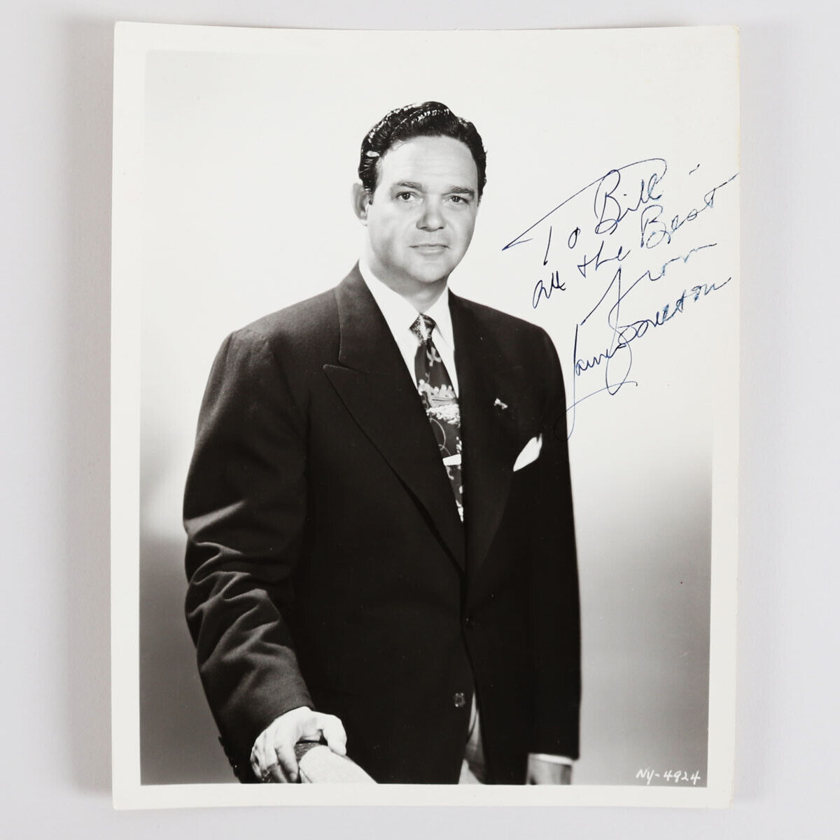 James Melton Signed Photo Poster painting 8x10 - COA JSA