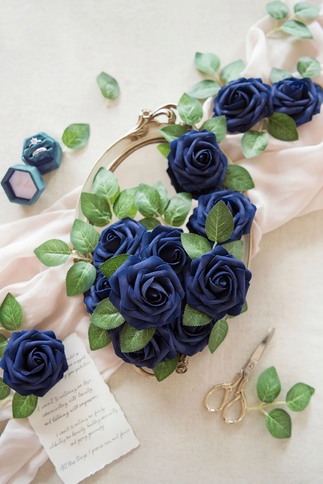 3" Foam Rose with Stem - 56 Colors