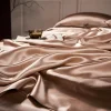 【BUY 2 FREE SHIPPING】25 Momme Luxury Pure Mulberry Silk Bedding Set of 4（1x Quilt Cover + 1x Bedsheet + 2x Pillowcases）