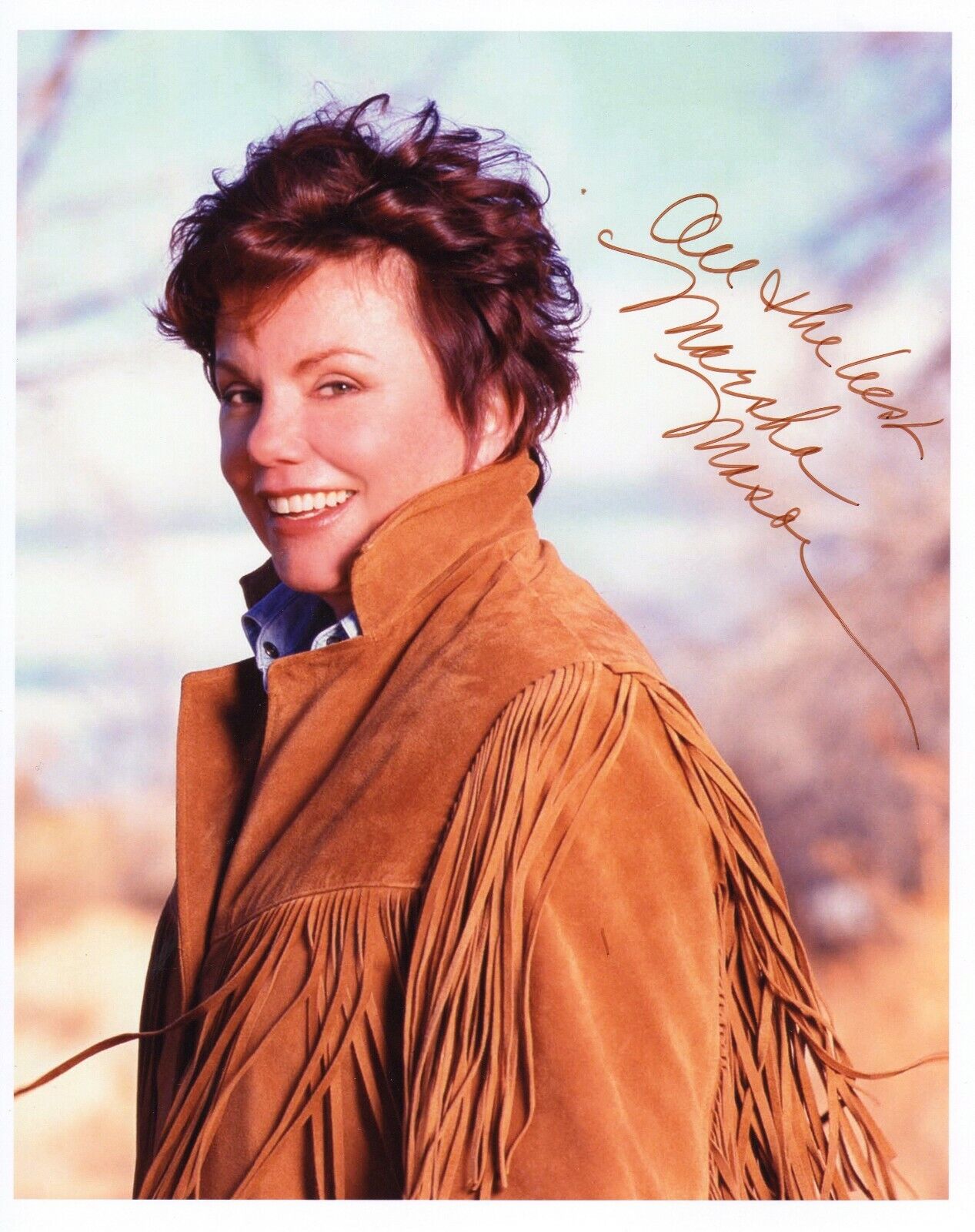 MARSHA MASON AUTOGRAPH, FRASIER, NICK OF TIME