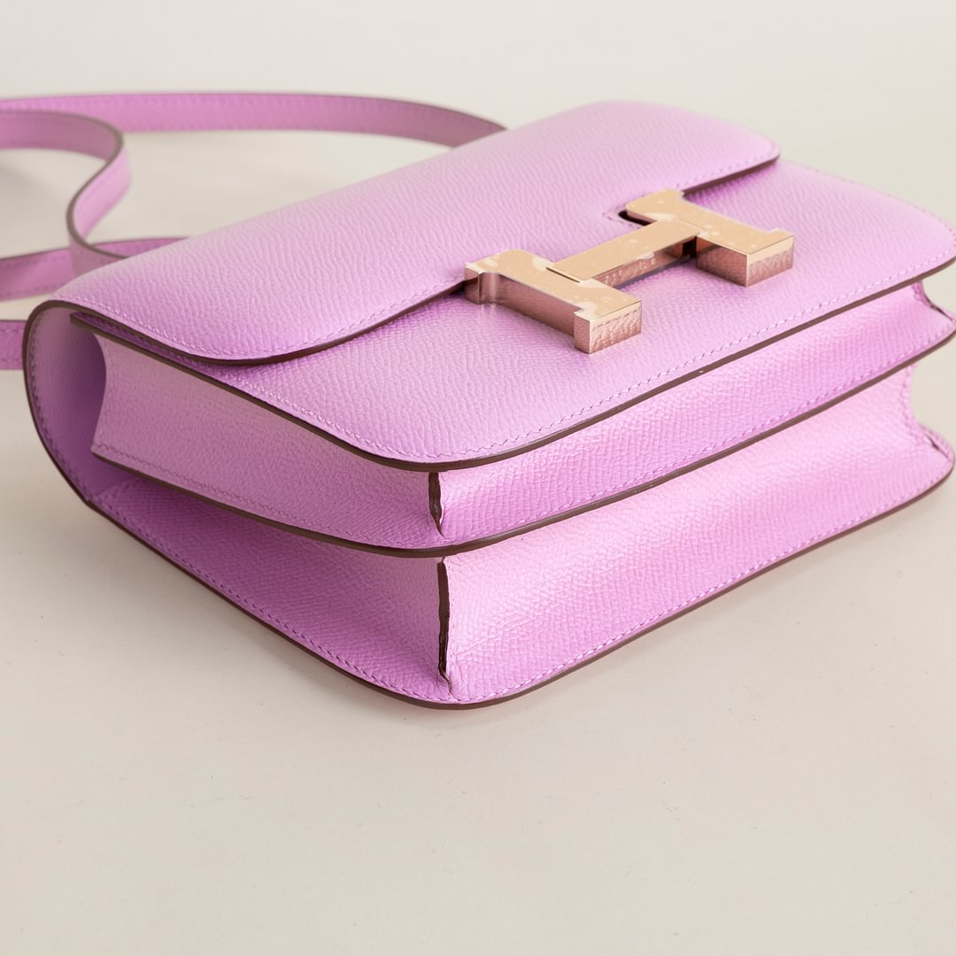 Constance 18CM Epsom X9 Mauve Sylvestre GHW