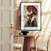 A3 & 4K Size Boa Hancock Ukiyo-e Decorative Painting - ONE PIECE - HuangGua Studio