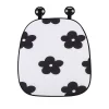 Black and White Floral Car Cushion Ice Silk Seat Cover Cushion