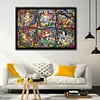 (Big Size) Disney Princess-16CT Stamped Cross Stitch 80*55cm/31.5*21.65in tapestrymarket