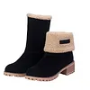 Women's Boots Short Solid Color Snow Boots