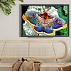 Peinture diamant Moth-Round drill-50*30cm