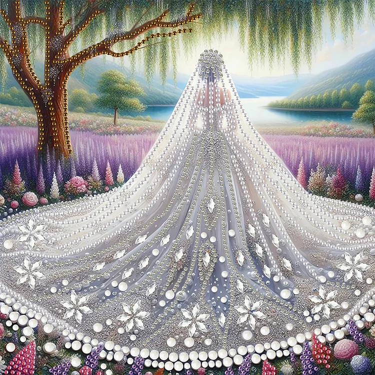 Girl - Partial Drill - Special Diamond Painting(30*30cm)