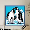 Bead Embroidery - Full Printed 9CT Penguins(20x20 CM)