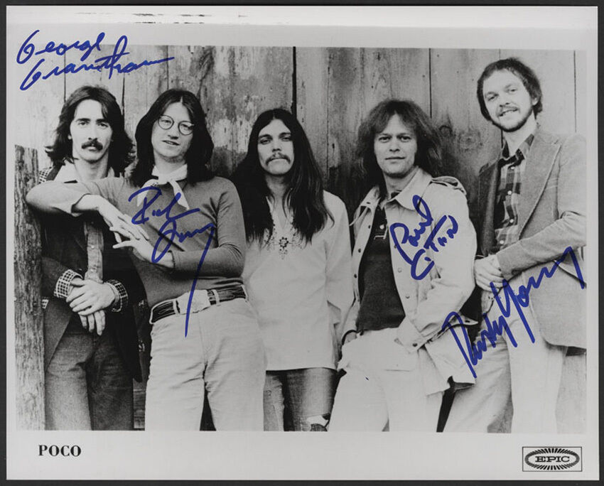 POCO Signed Photo Poster paintinggraph - Pop / Rock Group - preprint