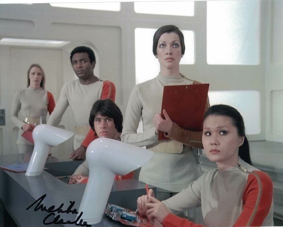 MELITA CLARKE as Main Technician in Space 1999 hand signed 10 x 8 Photo Poster painting